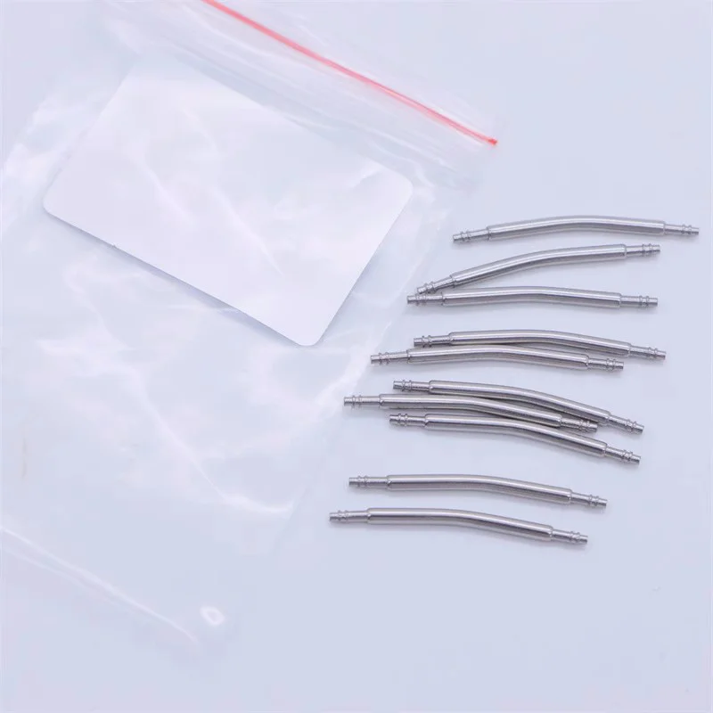 1.5mm Stainless Steel Curved Watch Strap Link Bars Watch Bracelet Watch Band Repair Parts Curved Ear Stem