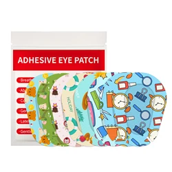 90Pcs Cute Adhesive Eye Patch Amblyopia Shading Eye Patch Strabismus Children Correction Protect Eyesight kids Sterile Eye Pad