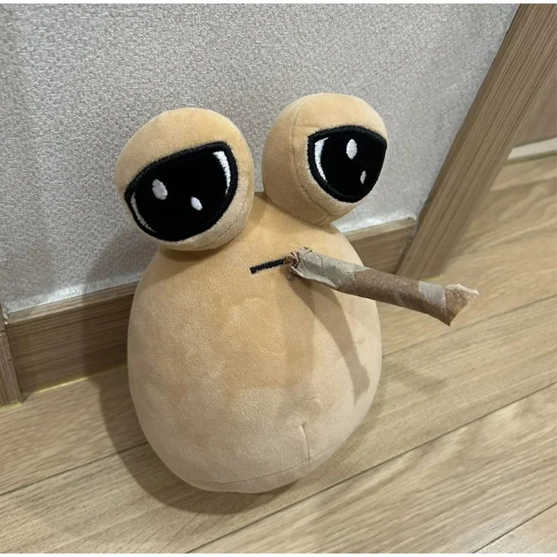 

Hot Game My Pet Alien Pou Plush Toy Game Triangle Furdiburb Emotion Stuffed Anime Game Doll Figure Gifts