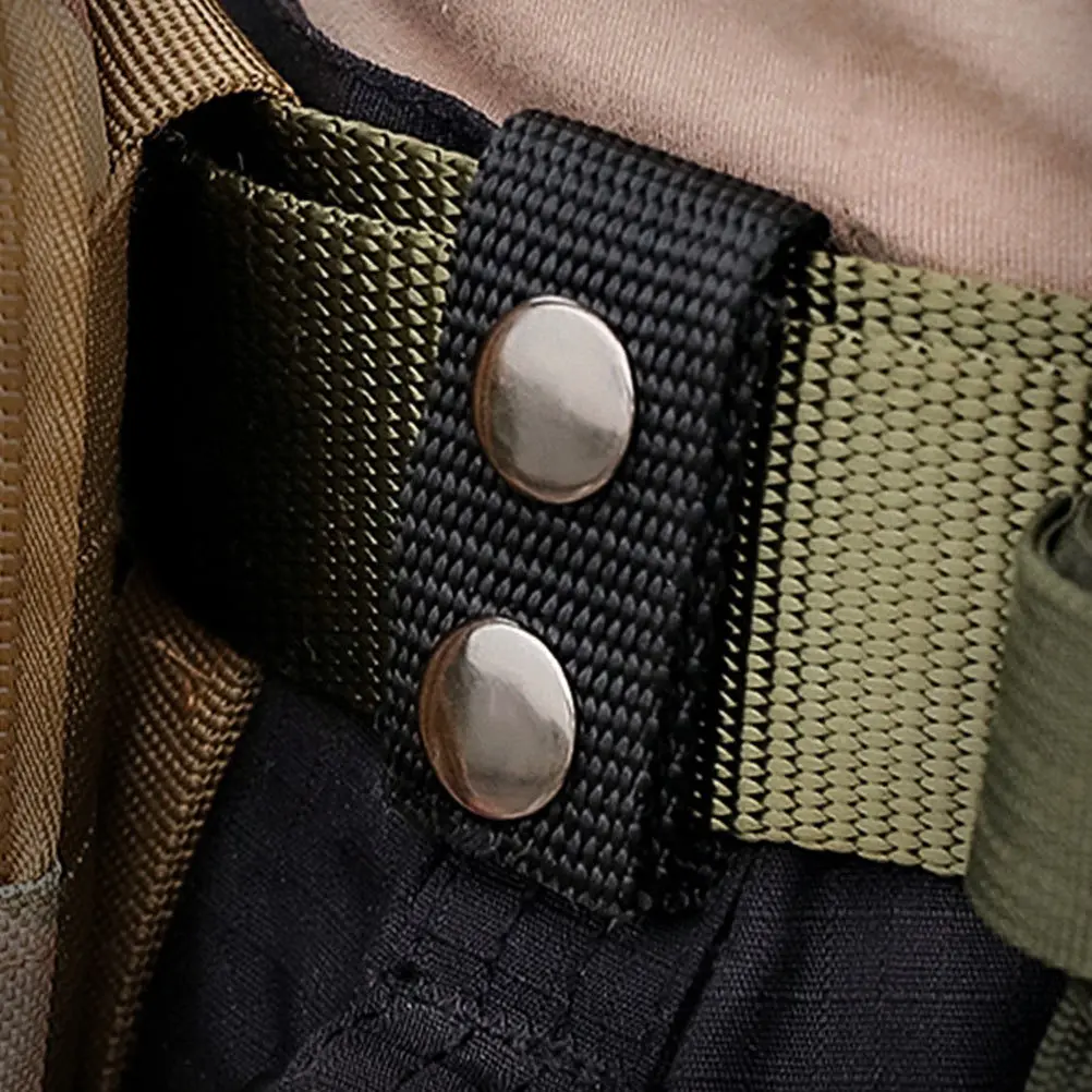 6個のタクティカルベルトキーパー、ナイロン製ヘビーデューティダブルスナップ、アウトドアキャンプ、ハイキング、法執行機関での使用に最適