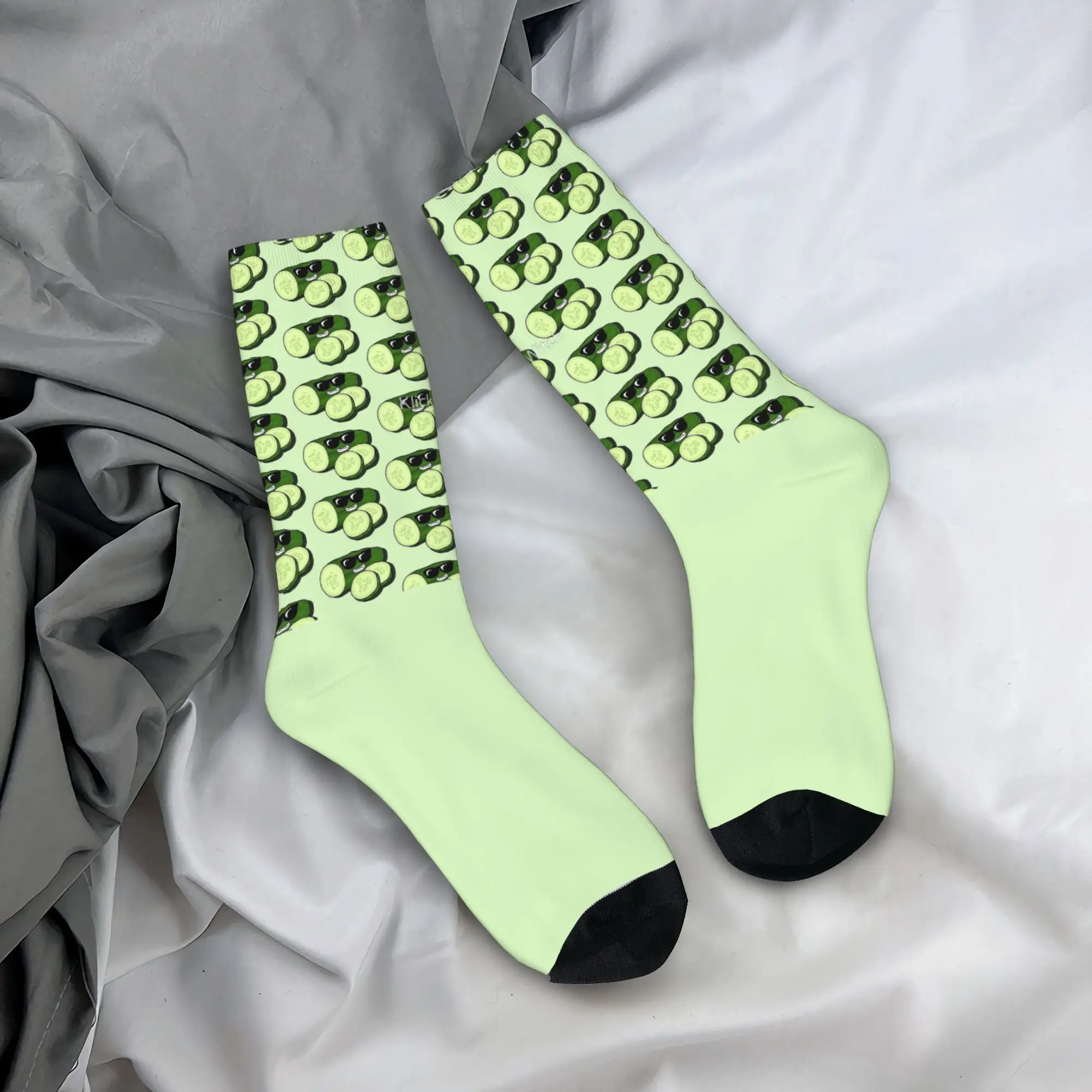 

Огурчатые носки, повседневные чулки, качественные носки для пары, осенние дизайнерские противоскользящие носки