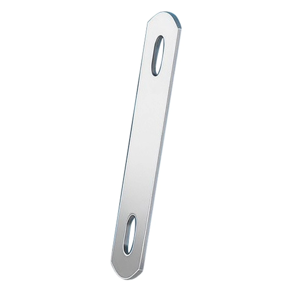 304 Stainless Steel U-Shaped Pipe Clamp Baffle for Securing Pipes and Hardware Equipment with Oval Adjustment Holes