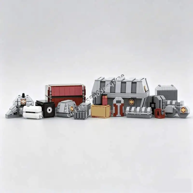 NEW 1426PCS Galactic Republic Crates Containers Structures MOC Diorama Model Custom Puzzle DIY Assembly Building Blocks Toy Gift