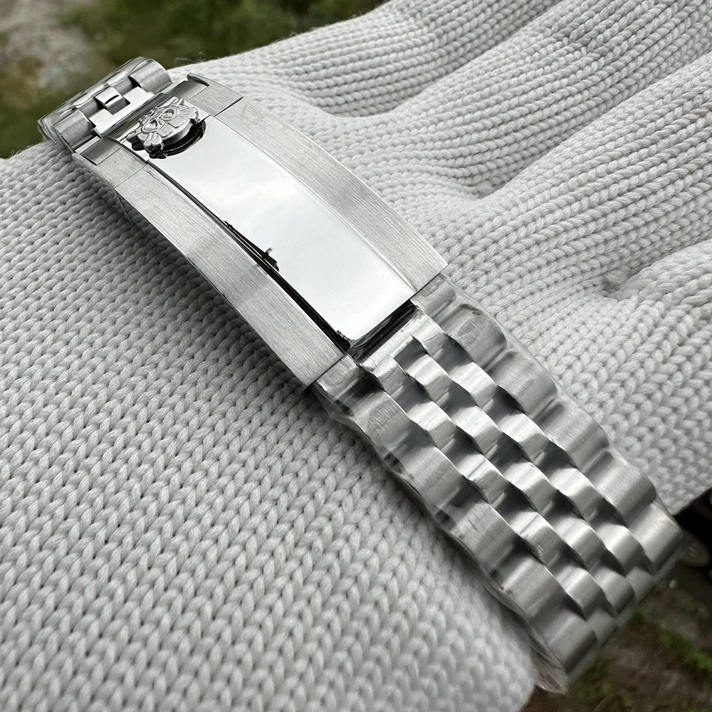 New Arrrival V3 Buckle 20MM Silver Color Stainless Steel V3 Milled Clasp with Safety for Steeldive Watches SD1953 SD1954 SD1993