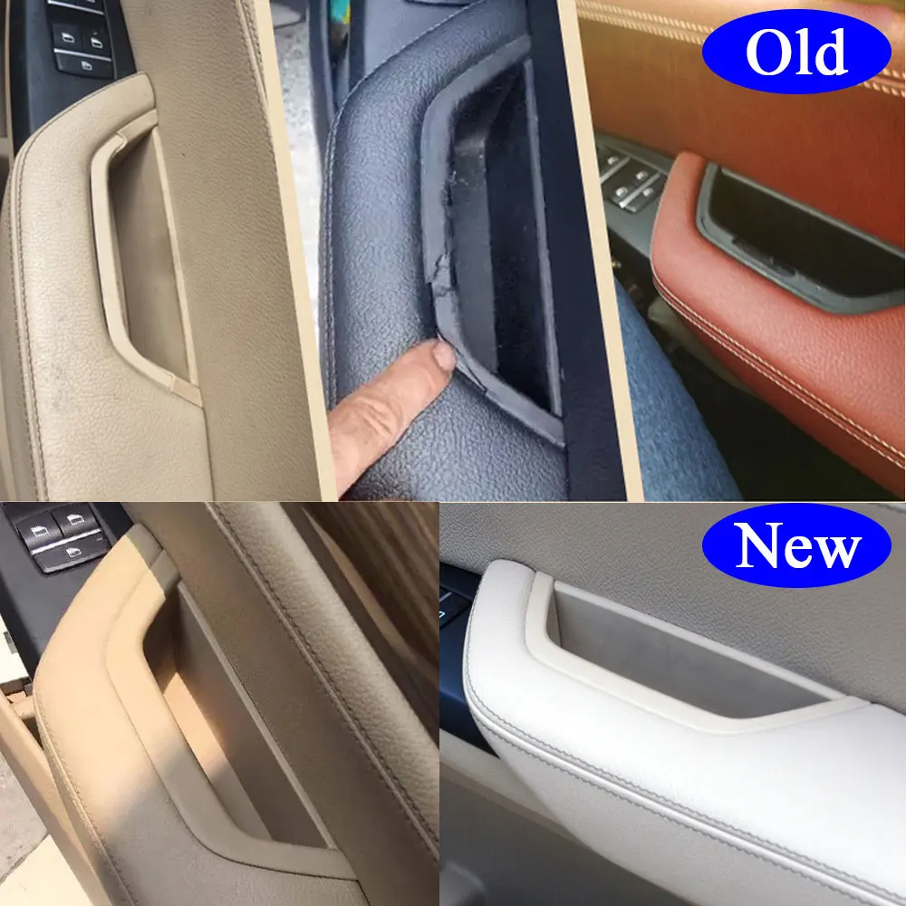 LHD RHD Car For BMW X3 X4 F25 F26 4PCS Passenger Door Inside Handle Cover Door Armrest Panel Inner Pull Handle Trim 2010-2016