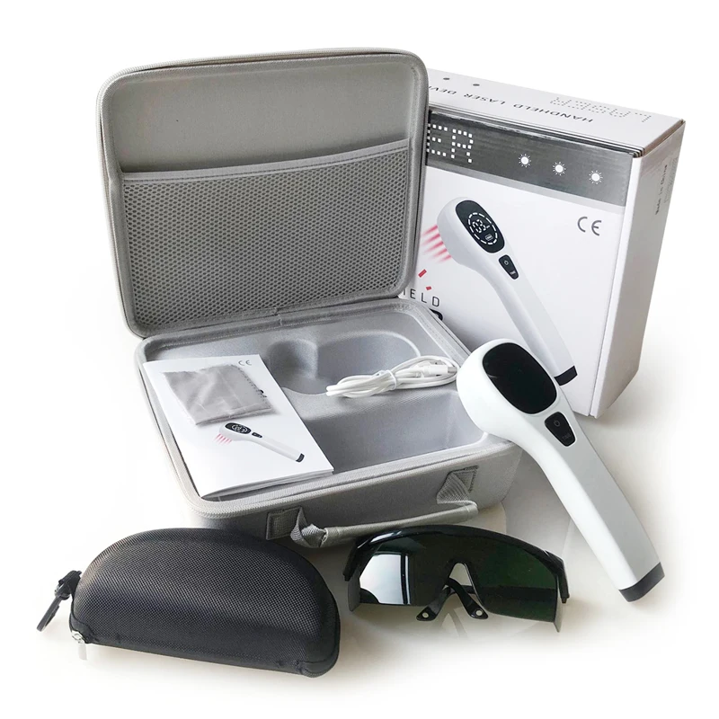 4x808nm Lasertherapie Apparaat voor Lichaam Pijnbestrijding LLLT Fysiotherapie Apparatuur voor Kniepijn Artritis Bevroren schouder voor Paard