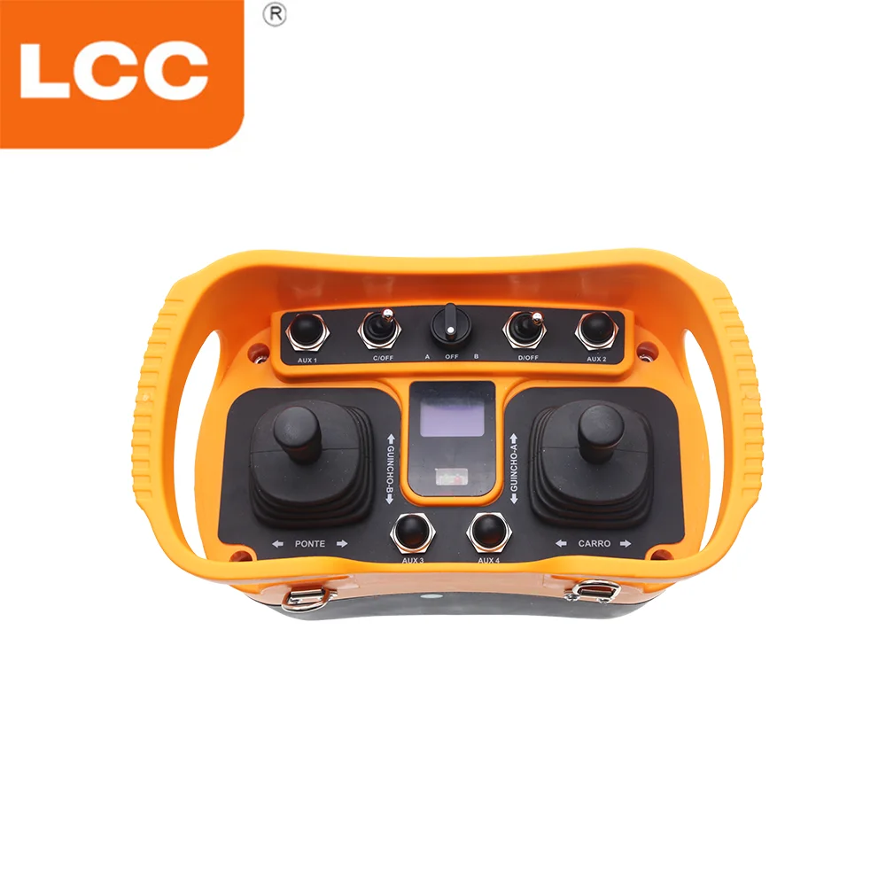 TLF Q5000+ UHF 433 MHz Gru a torre industriale Due joystick Radiocomando e trasmettitore