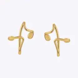 ENFASHION Waterdrop Earcuff For Women Fashion Jewelry Nature Elegant Gold Color Earings Ear Cuff Birthday Droppshiping E221476