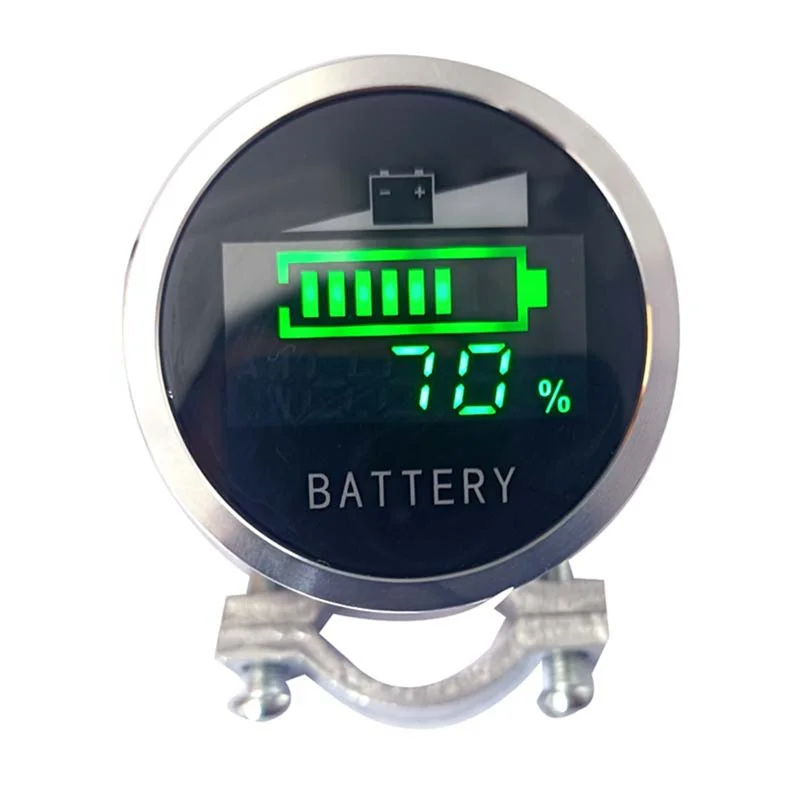 AC56-DC6-120V Lead Acid Battery Capacity Indicator LED Digital Voltmeter Voltage Meter 48V