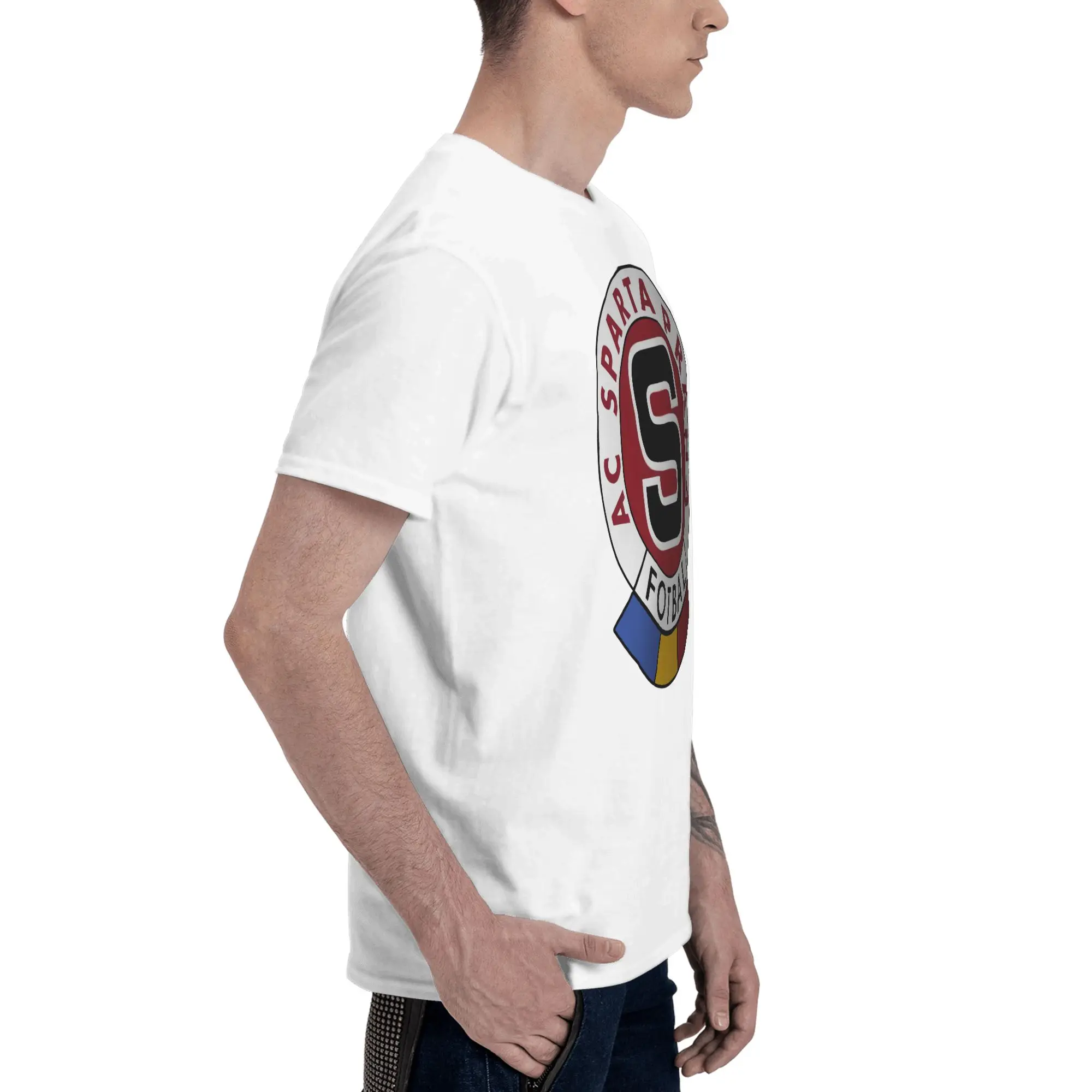Ac Sparta Praha 3 Comfortable Reversible T-shirt Simple Commuting Basic Tee