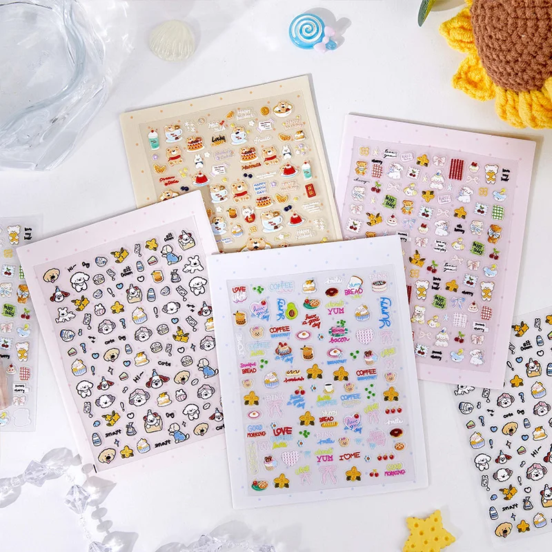 

8 упаковок/лот, серия Sweet Island, милая ретро декоративная наклейка для домашних животных