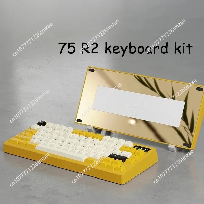 

Suitable for 75 R2 Keyboard Kit CNC Mechanical Customization Wireless Bluetooth RGB Screen Gaming Keyboard for Computer Gifts