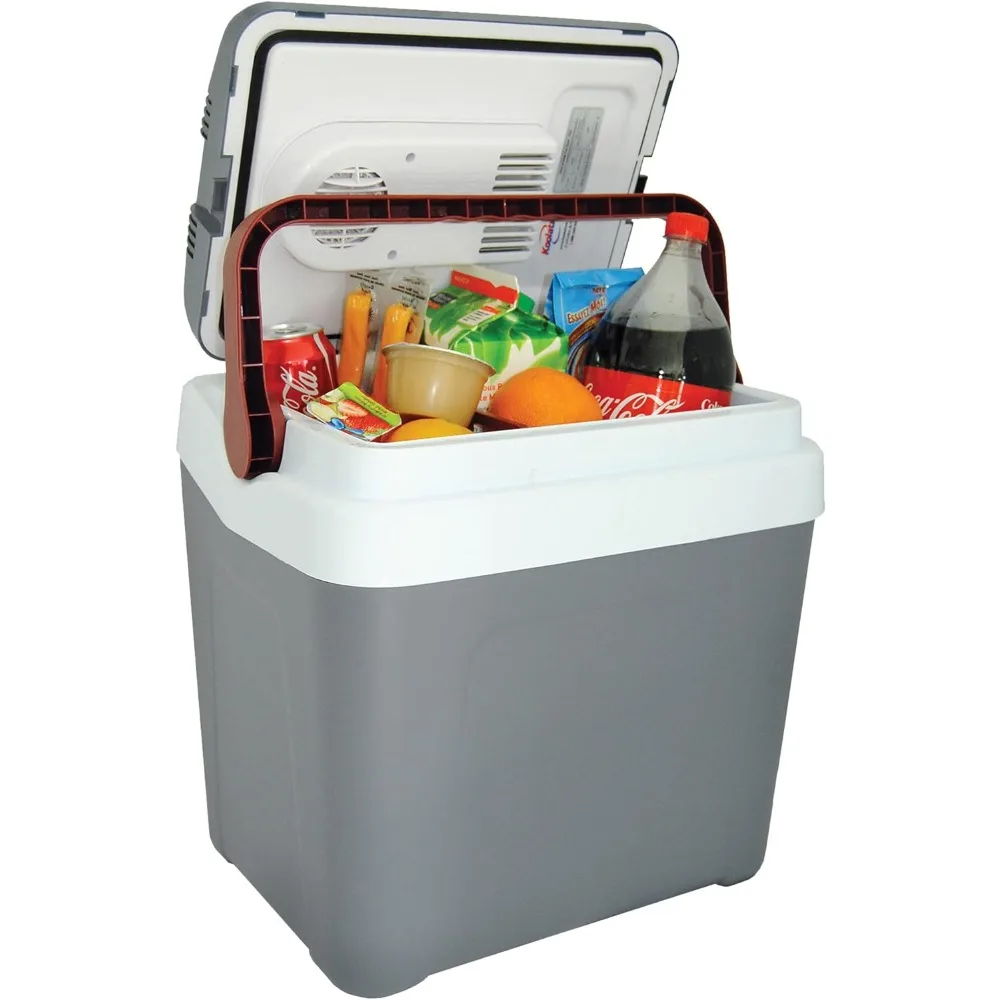 

Electric Portable Cooler Plug in 12V car Cooler 25 L (26 qt), No Ice Thermo Electric Portable Fridge for Camping, Travel Road T