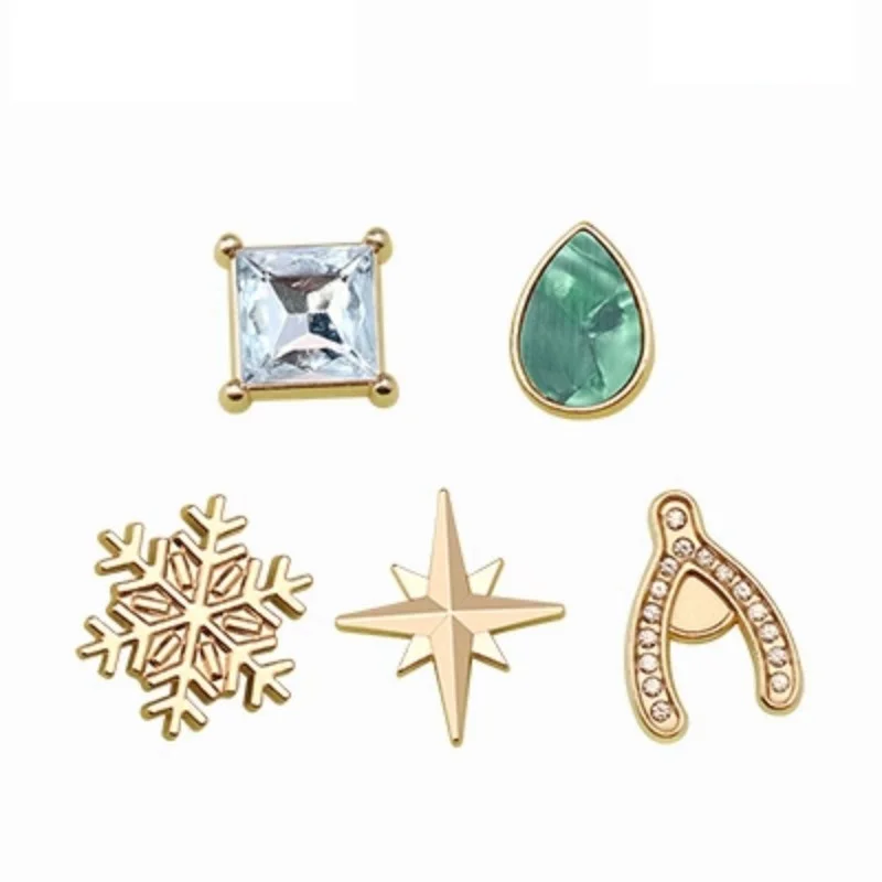 جوتا توجہ دھاتی جوتے پھول آرائشی بکسوا DIY جوتے لوازمات تخلیقی میچنگ سیریز #4