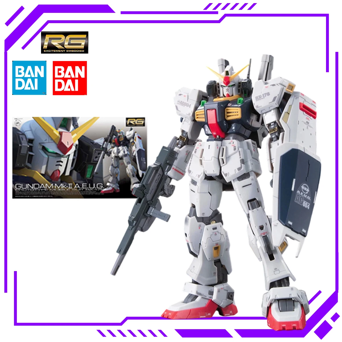 متوفر في المخزون: نموذج تجميعي - مراجعة Bandai Model Gundam Rg وسعره
