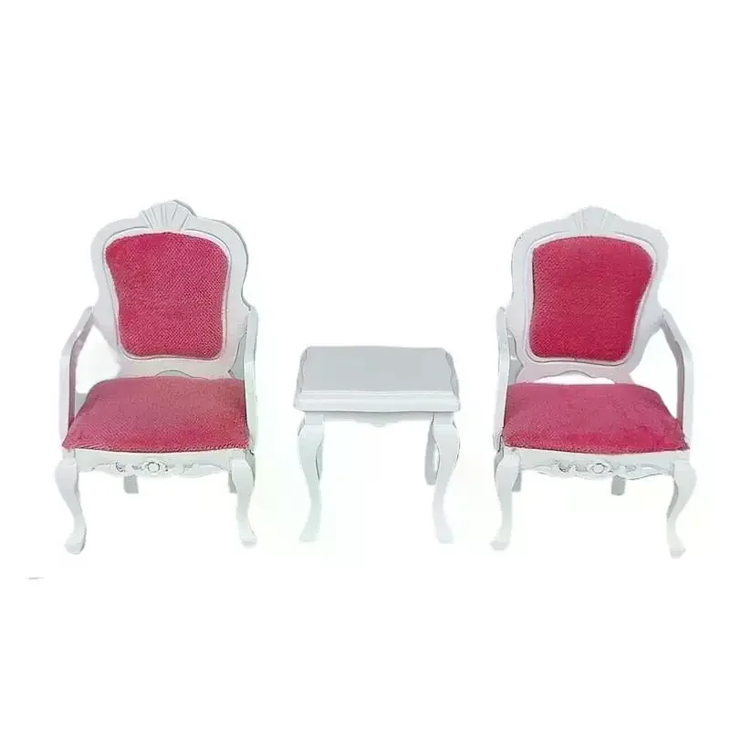 1 Stuks 1/12 Poppenhuis Simulatie Kleine Theetafel Model Pop Thuis Fauteuil Woonkamer Meubels Decor Poppenhuis Scène Ornament