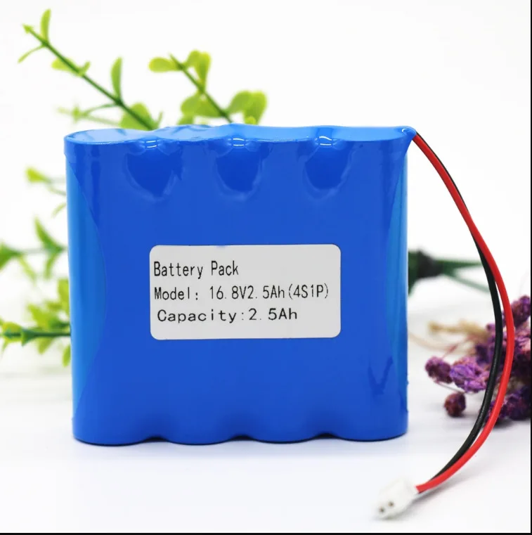 14.8 فولت/16.8 فولت 2500 مللي أمبير 4S1P 18650 بطارية ليثيوم مع 5A BMS بطارية ليثيوم أيون قابلة للشحن ل RC الطائرة بدون طيار/مصباح يدوي/كاميرا