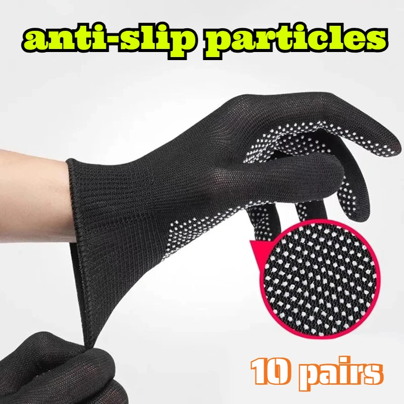 Rękawice dotykowe antypoślizgowe dla kobiet i mężczyzn, nylonowe, oddychające, bez palców, do aktywności na świeżym powietrzu, jazdy konnej, sportu, fitnessu, jazdy na rowerze, prac w ogrodzie.