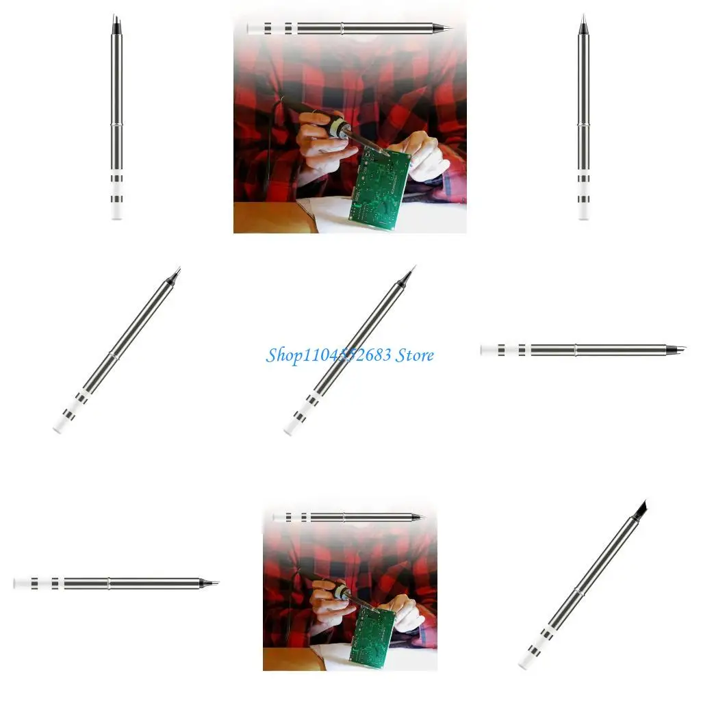 

Y6GD Effective Soldering Iron Tip With Fast Heat Response Works for Iron Types Consistent Welding Quality Solder Tip