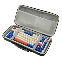 Hard Storage Case Keyboard Organizers Case for KZZI K75 RGB 75% Keyboard Quality Metal Zipper,Strong Lining, Carrying Handle