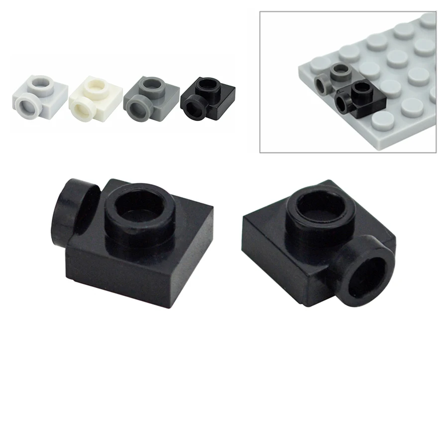 1x1 Side Knob D133 100pcs DIY Enlighten Block Brick Part Side With Dots Compatible With JH1780 Assembles Particles