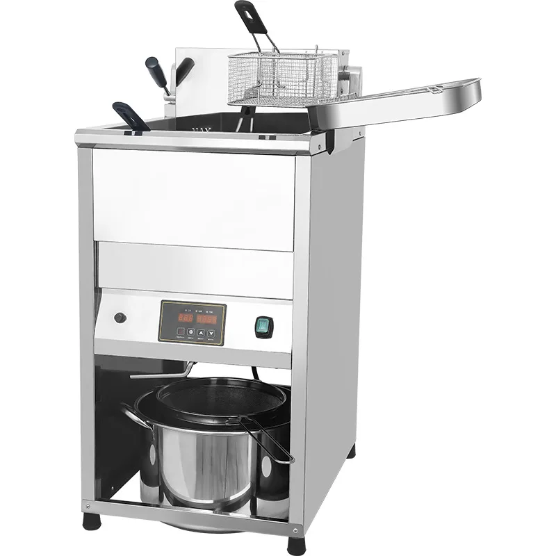 

НОВАЯ профессиональная фритюрница из нержавеющей стали, оборудование для жарки глубокого масла
