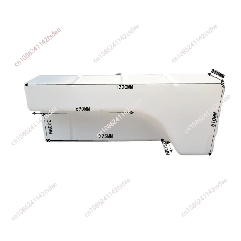 

Car Wheel Hub Water Tank Water Storage Bucket Pickup Truck Car RV Modified Rectangular Plastic Bucket