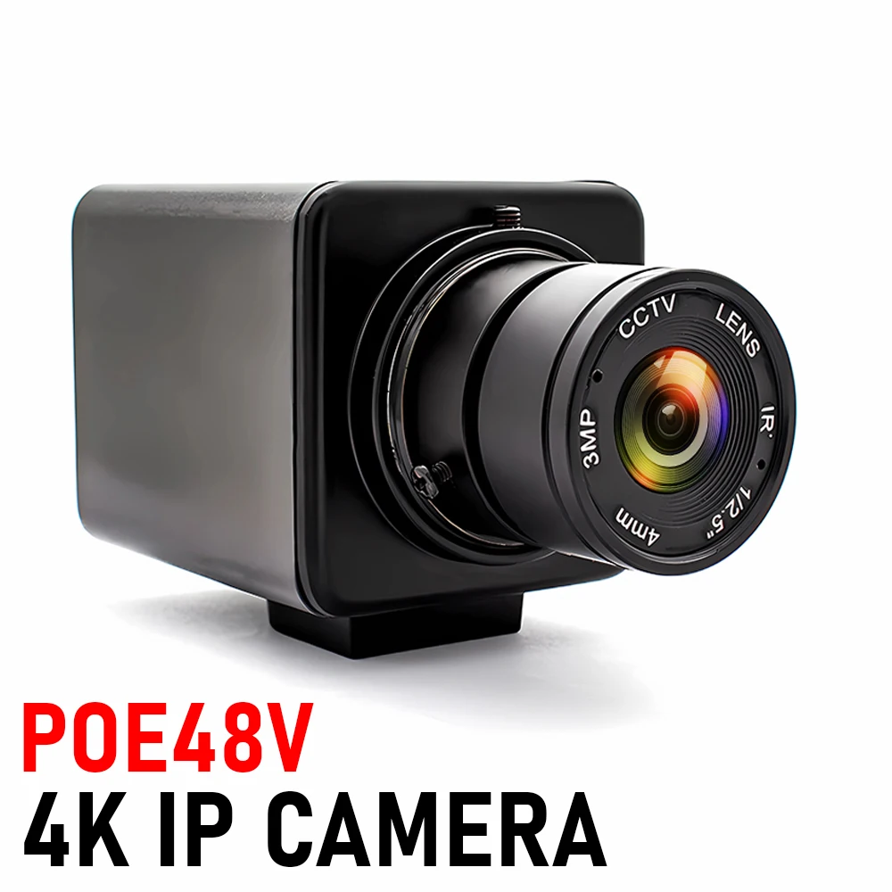 WGWK 4K Digital Live Stream POE Camera 3/4/5/8MP CMOS Indoor H.265 Onvif Ultra HD Security IP Webcam With Manual Varifocal Lens