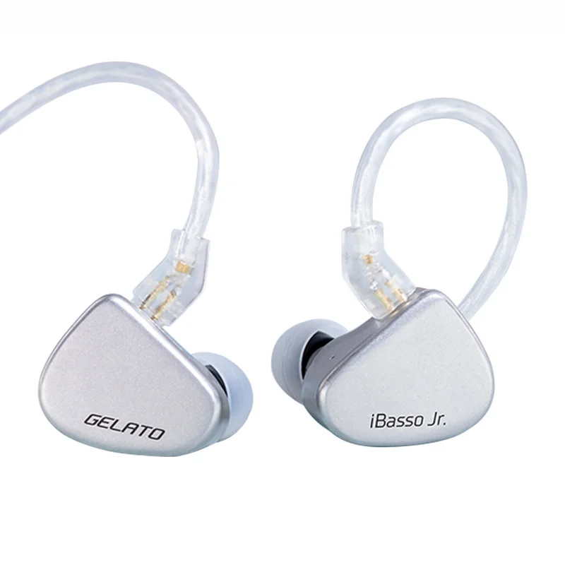 سماعات أذن سلكية iBasso Jr. Gelato HiFi داخل الأذن سماعات موسيقى عالية الجودة سماعة رياضية مخصصة ملحقات ألعاب الكمبيوتر الهدايا
