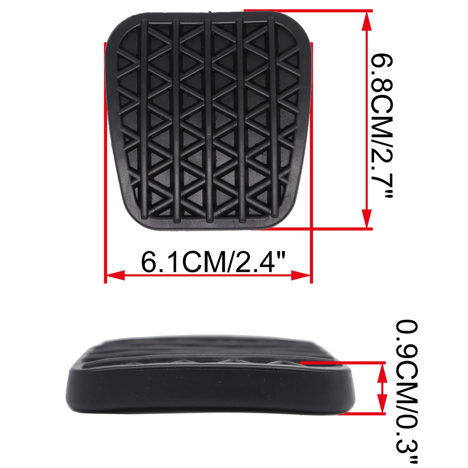 Car Brake Clutch Foot Pedal Pad Cover Replacement For Vauxhall Opel Holden Vectra B J96 2002 2001 2000 1999 1998 1997 1996 1995