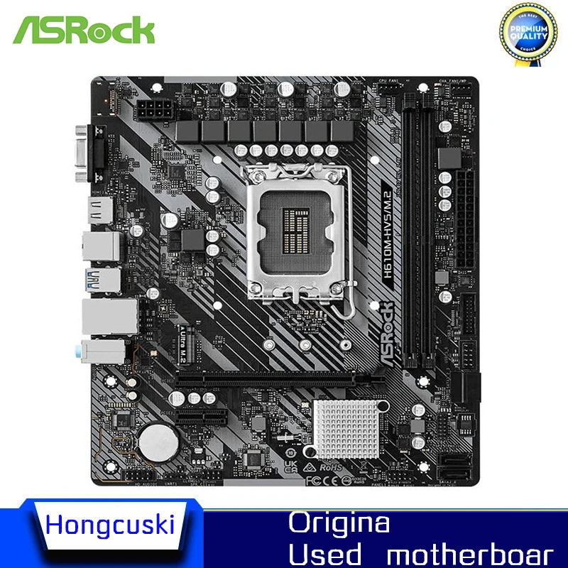 

Материнская плата ASROCK H610M-HVS/M.2 LGA 1700 DDR4 H610