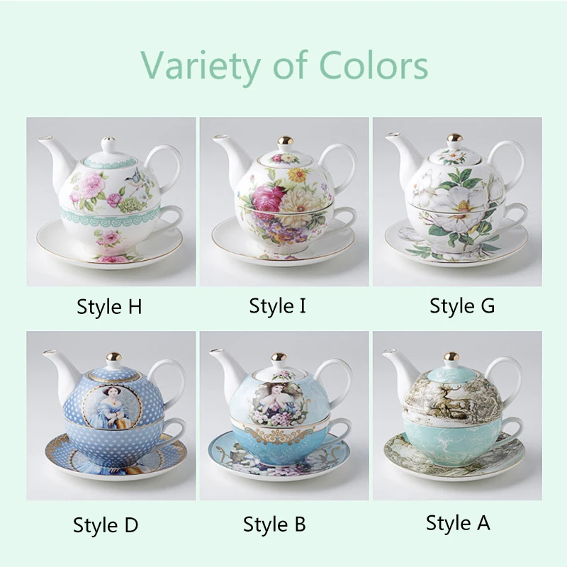 Exquisite Ceramic Teapot Set, Tea Pot, Cup and Saucer, Best for Family Party, Birthday Party, Wedding and More - Image 4