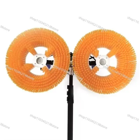 Solar Panel Cleaning Washing Machine Automatic Brush with Double Head Robot Battery Auto Washing Brush for Solar Panel