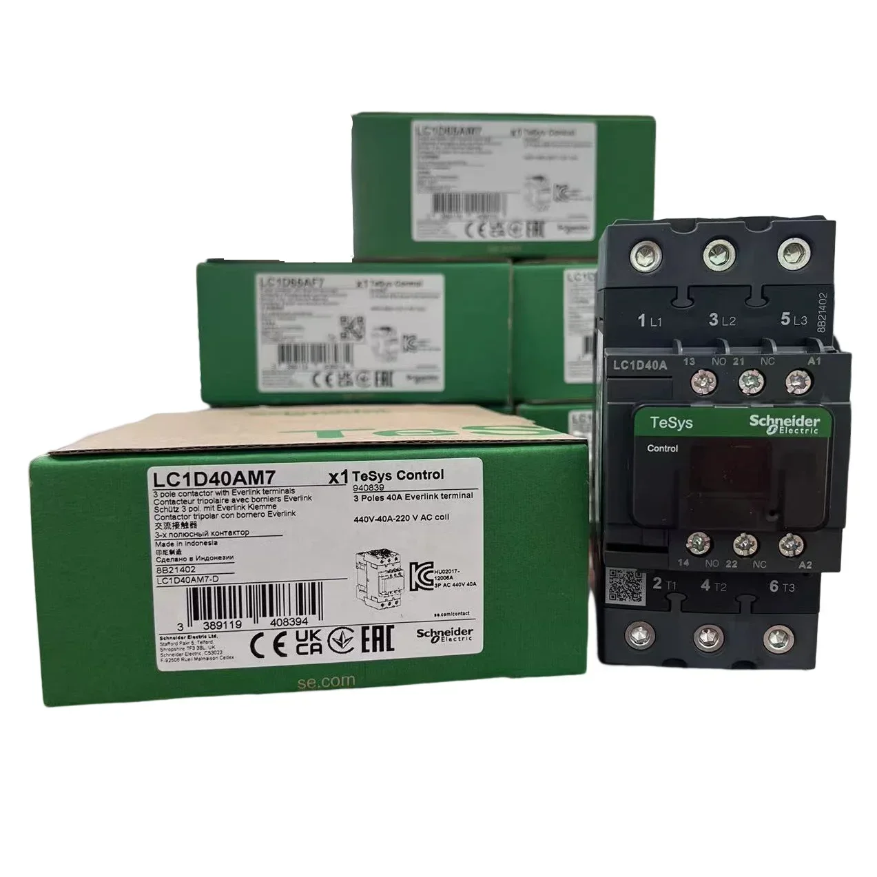 Nieuwe Ontwerp LC1D40AM7 40A 220VAC  Contactor
