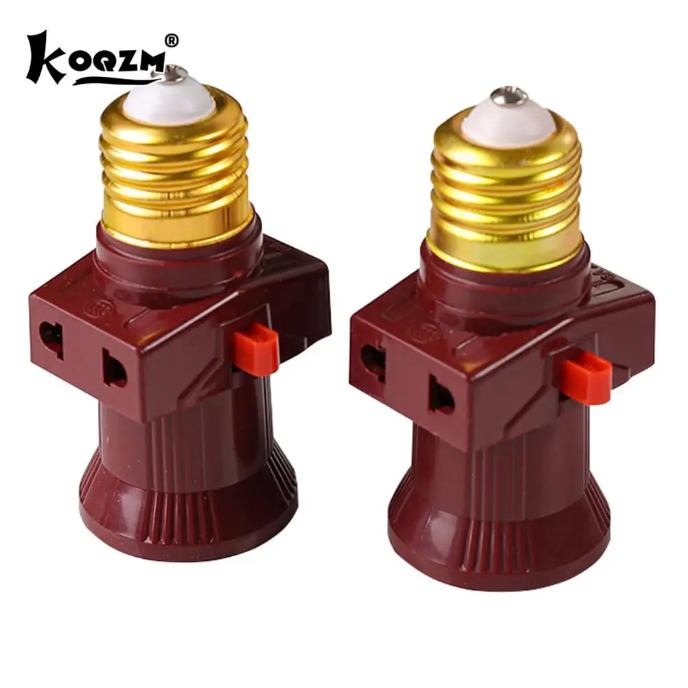 1PCS pendant bulb holder e27 lamp holder lampholders Lamp Bases switch vintage e27 socket AC 111V 240V LED E27