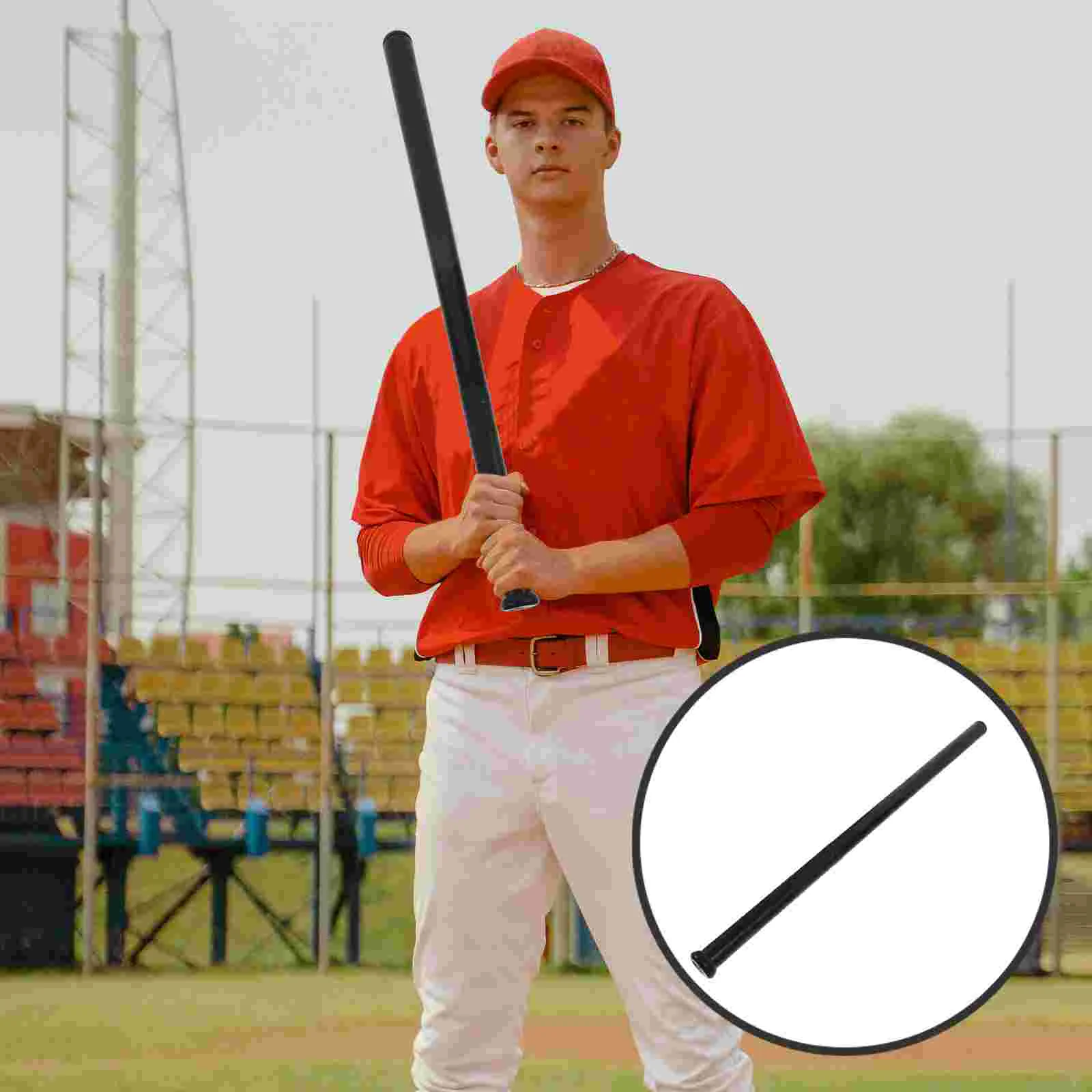 Bate ligero de béisbol, accesorio de acero inoxidable, multiusos, para hacer ejercicio