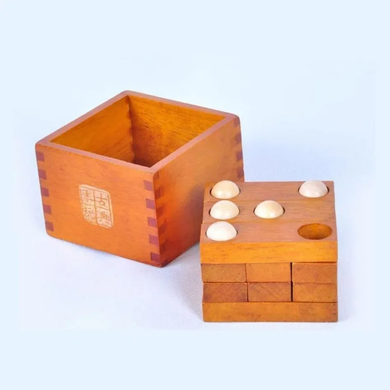 Casse-tête en bois pour adultes et enfants, boîte de puzzle, Lu Ban Lock, IQ Beaumont Games, cadeau unique, trente-six stratagèmes