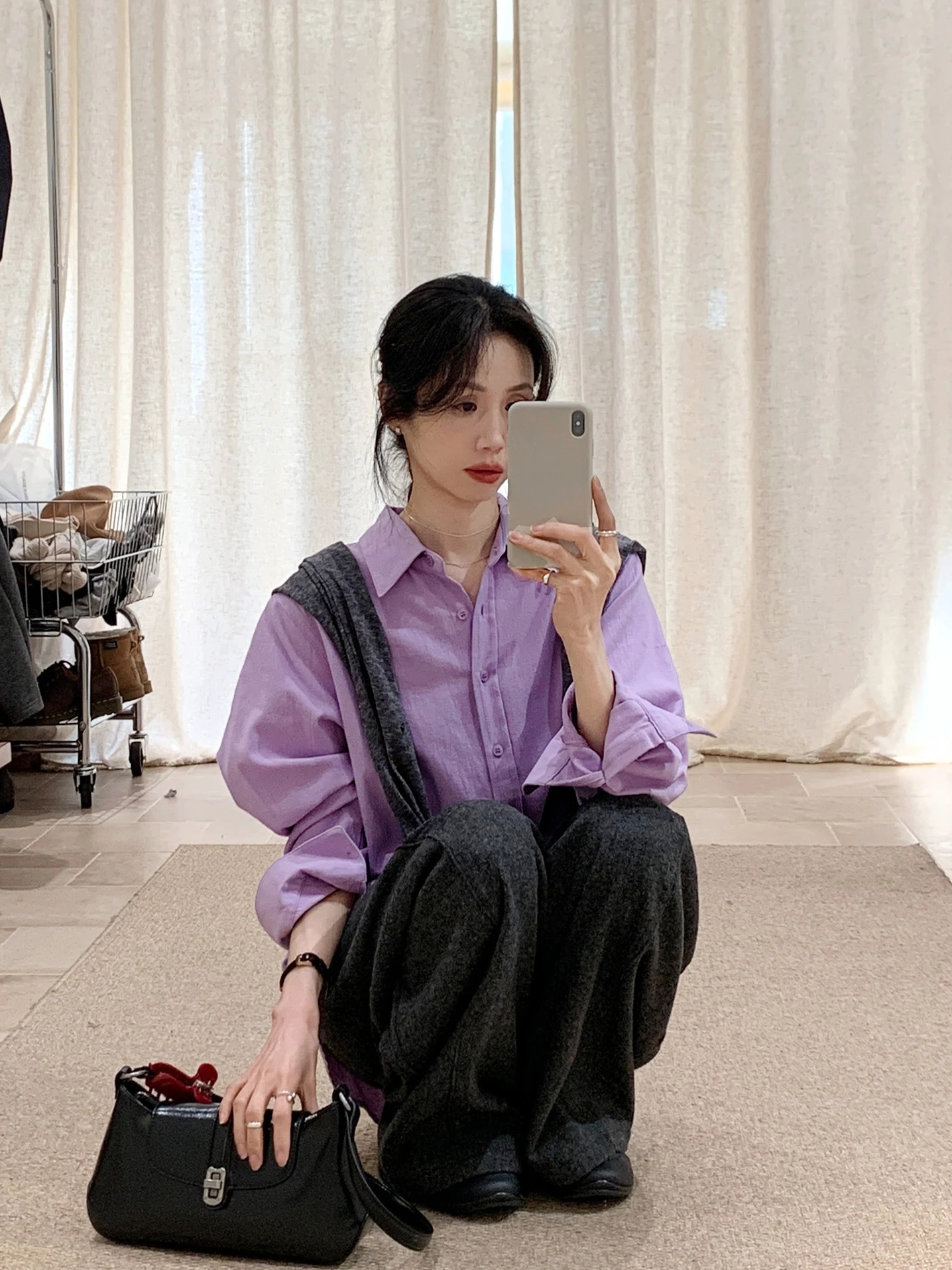 

Женский топ BRIVIN из чистого хлопка, ультрамягкий, свободного кроя, для коррекции фигуры, весна 2026, новинка, повседневный стиль