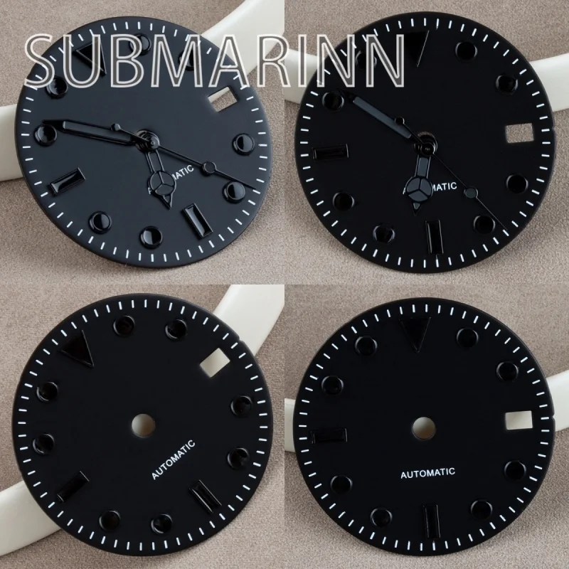

Black Nh35 Dial 28.5mm Hands Green Luminous for Submariner Nh35/Nh36 Movement Watch Parts Man Watch Replacement Tools