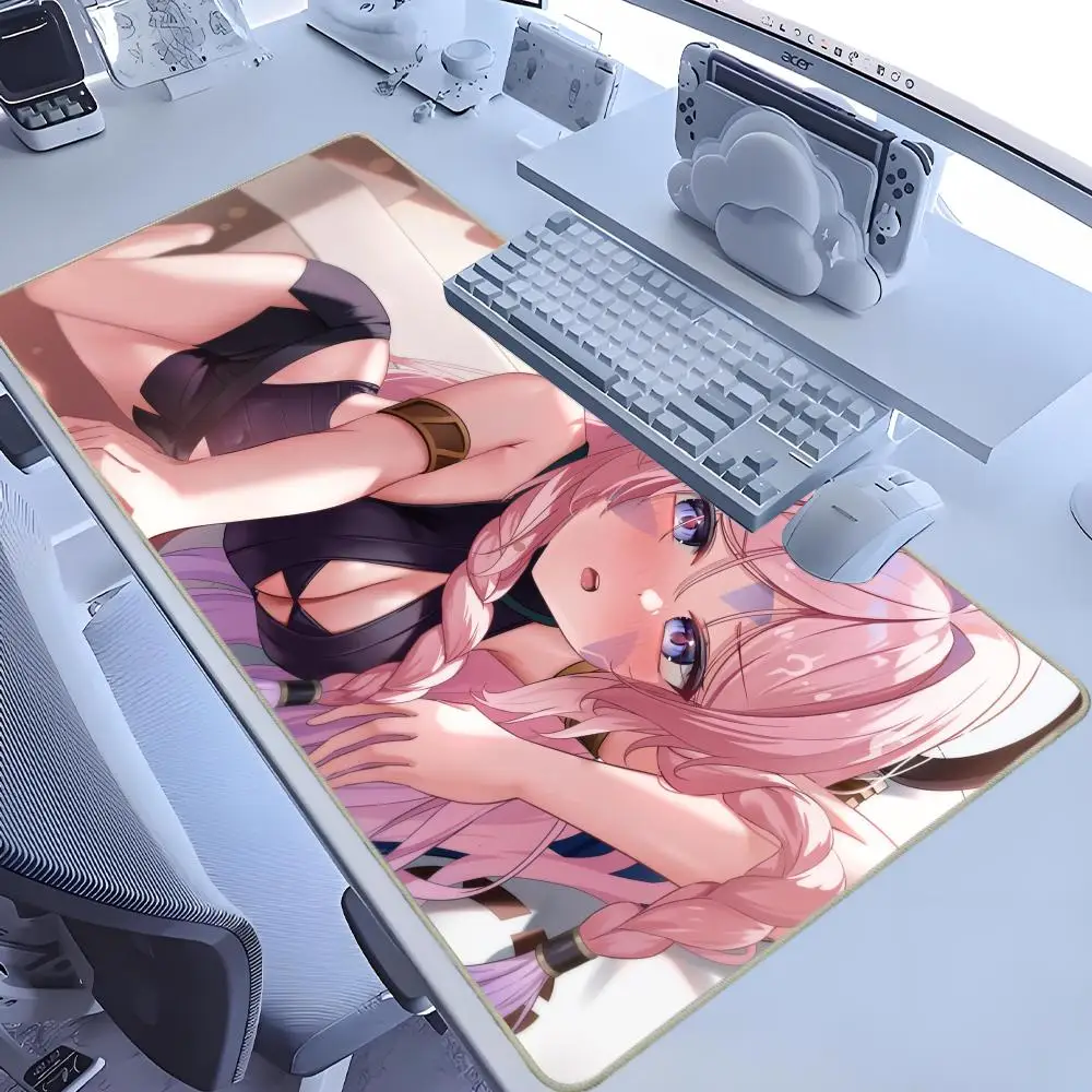 

Genshin Citlali Games style fine patternsOffice Computer Desk Mat Table Keyboard Big Mouse Pad Laptop Cushion Non-slip Decor