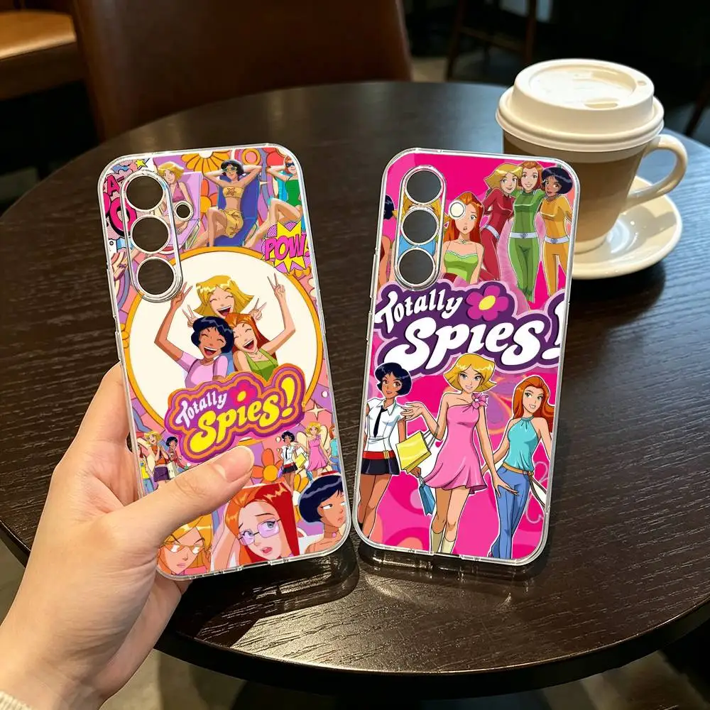 Cool gIrl T-Totally S-Spies Phone Case For SamsungA10,12,20,21S,30,31,40,50,51,52,70,71 Transparent Cover