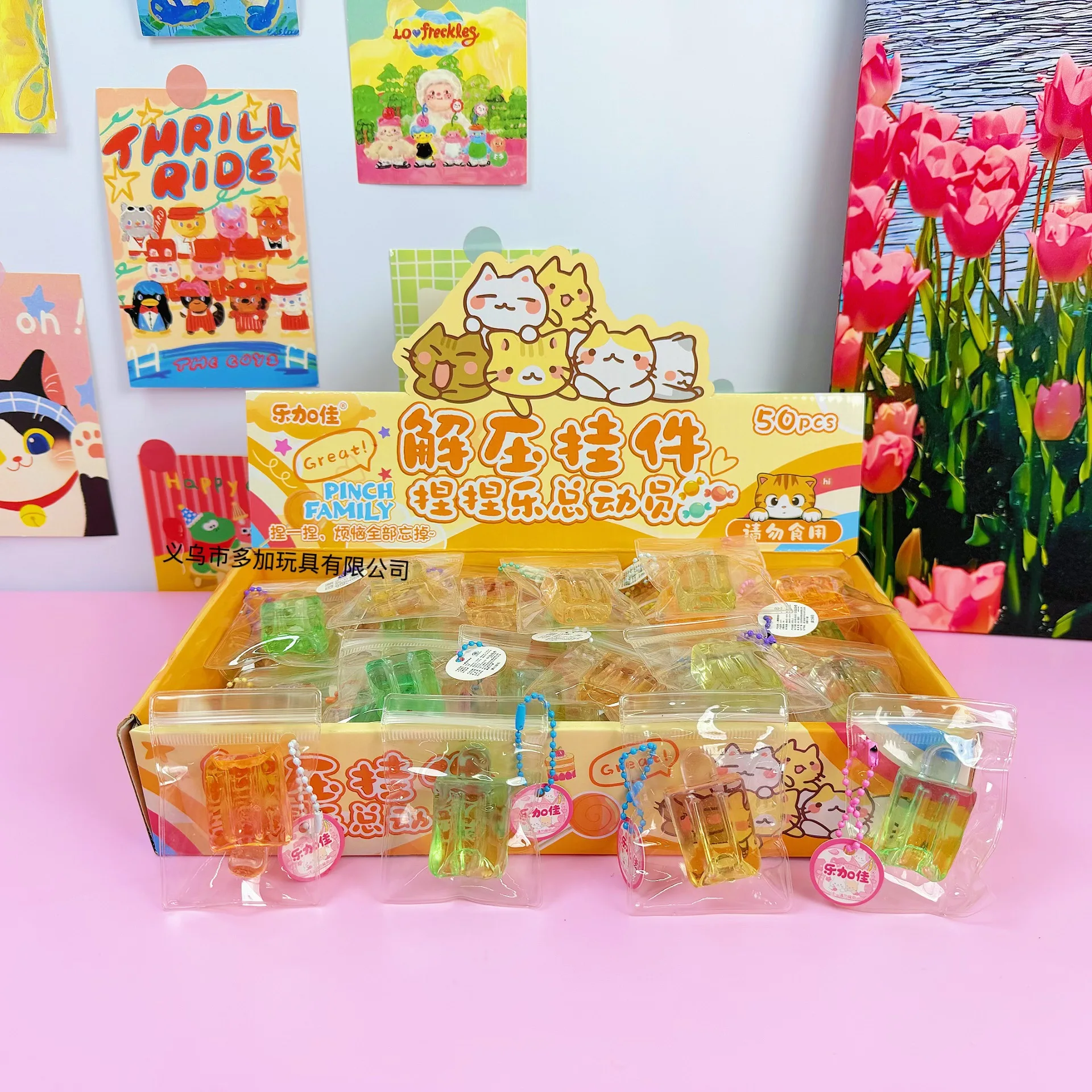 Mini Kristall-Eis am Stiel Quetschspielzeug, Stressabbau-Spielzeug, Entspannend, Angstlindernd, Stressabbau-Spielzeug Geschenk – Detail 2