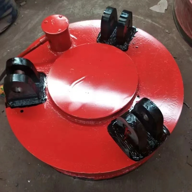 YG YG Hot Sale 300kg 1000kg 220V Industrial Lifting Crane Electromagnet Electromagnetic Chuck Excavator Parts For Steel Plate