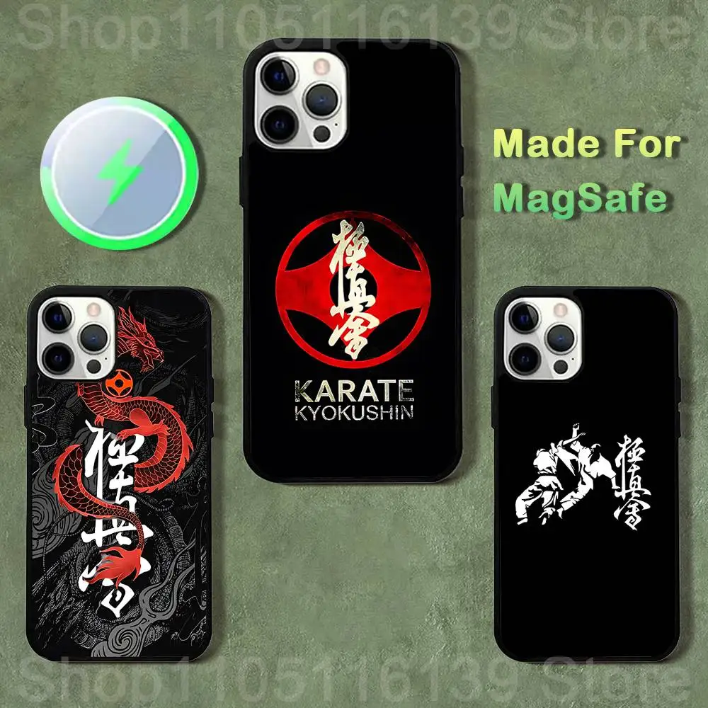 

Kyokushin Karate Symbol logo Case For iPhone 17,16,15,14,13,12,11,Pro,Max,Plus,Mini,SE4,E Magnetic Magsafe Wireless Charging