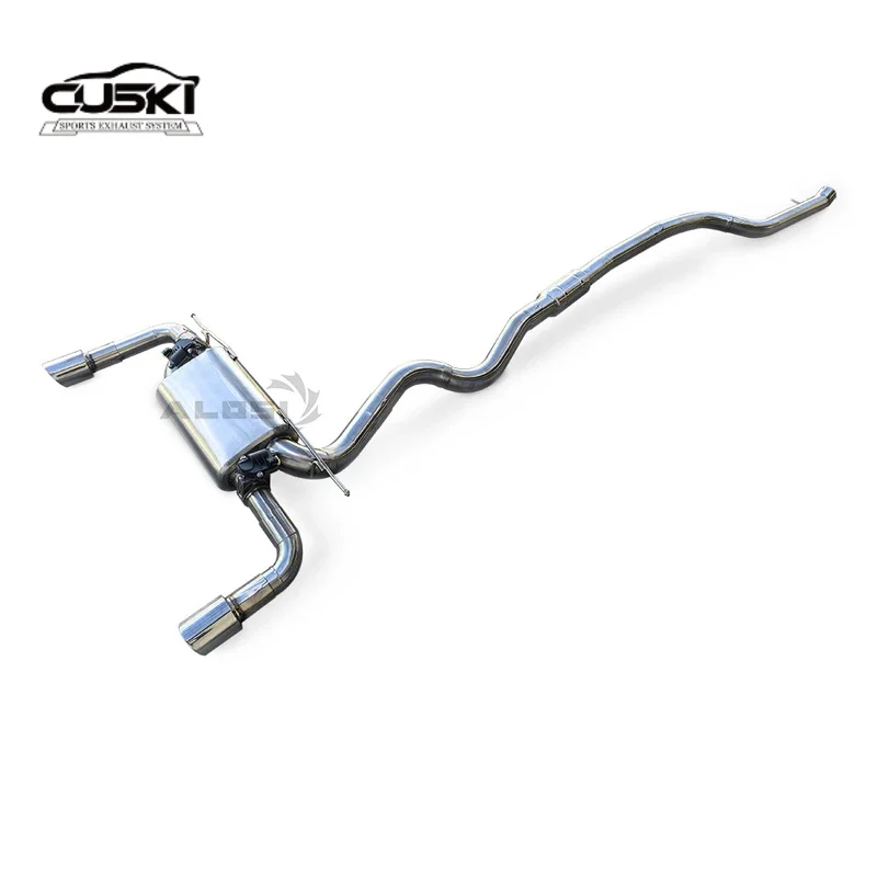 

Cat back exhaust with valve suitable for BMW M235i N55 3.0t 2014-2016 stainless steel automotive exhaust accessories exhaust sys