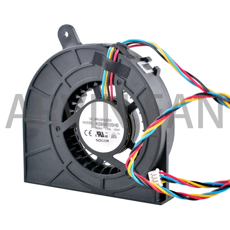 Imagem -03 - Ventilador de Refrigeração Ultrafinos do Portátil Refrigerador do Processador Central 4pin Ksb06105hb Dc5v 0.40a Eee Eeeb Eeeb Eb1501 Eb1502 Eb2023 B202