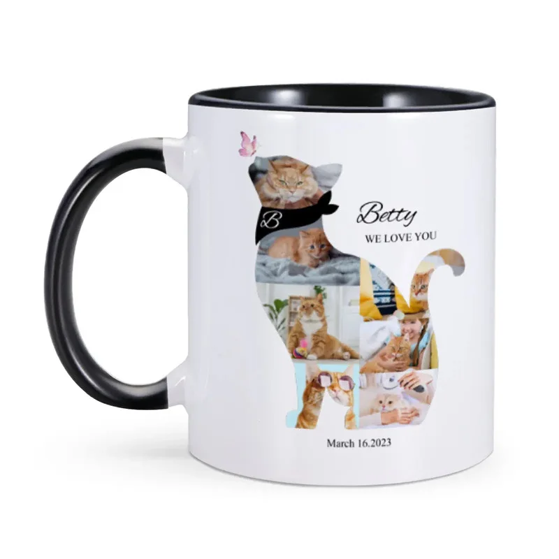 Foreign trade new Amazon AliExpress Xiyin hot potter Cats ceramic coffee personalized DIY mug