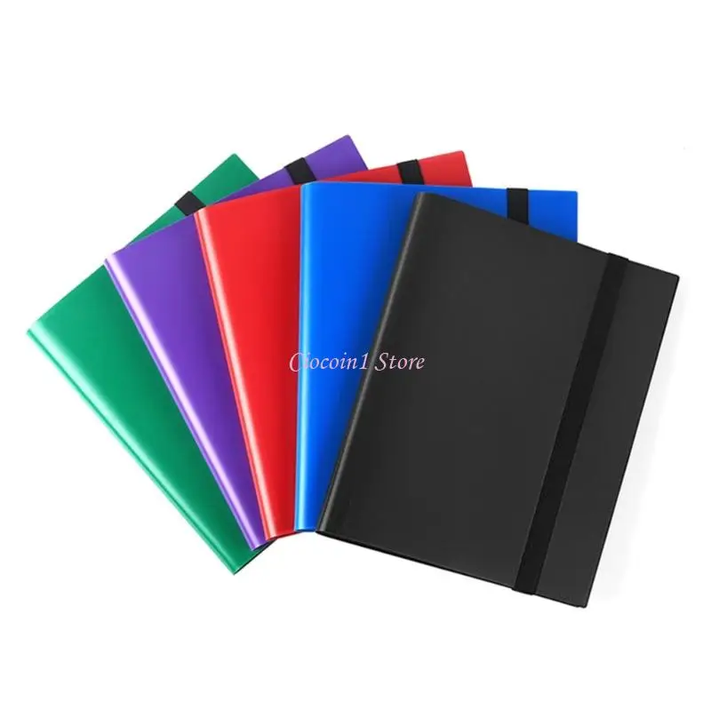 Carte cartes carte Y1UB 360 Carte Scrapbook avec poche claire pour l'album Organisateur stockage cartes jeu à