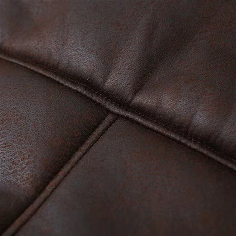 KEYANKETIAN Winter New Women Artificial Fur Collar Single Breasted Pocket Decoration Faux Leather Warm Jacket Women Thick Jacket