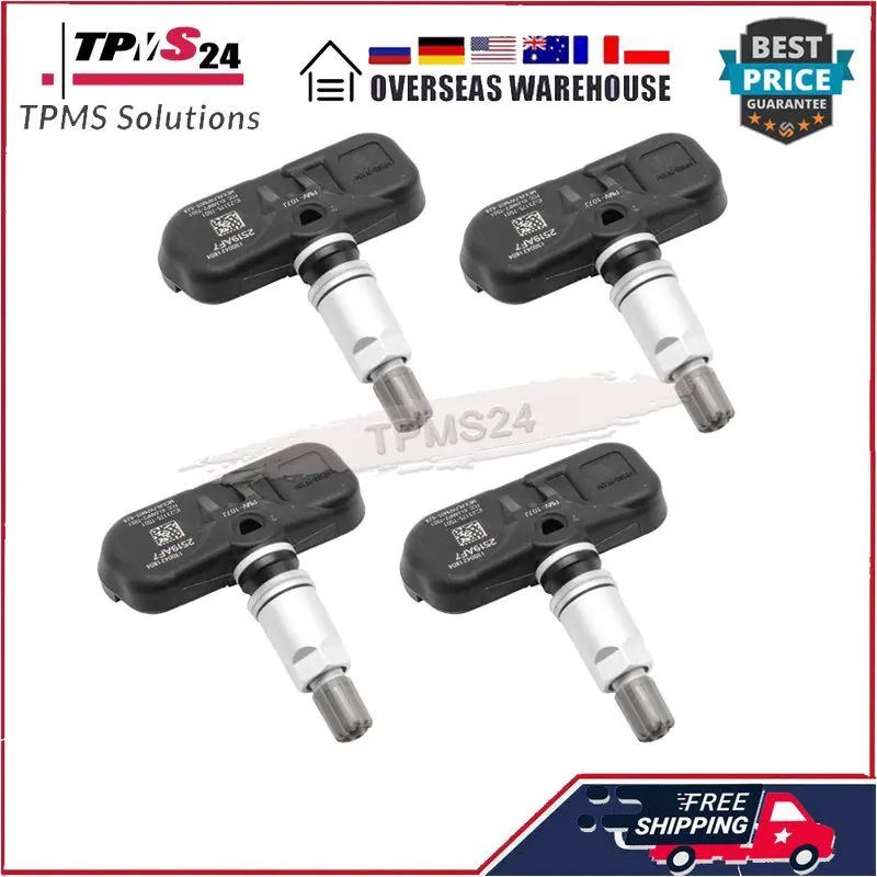 4x pro Toyota 4runner koruna květu highlander matice prius rav4 yaris 315mhz guma měrný tlak senzor PMV-107J 42607-06011 42607-33011